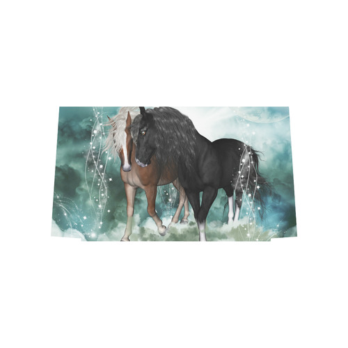 The wonderful couple horses Euramerican Tote Bag/Large (Model 1656)