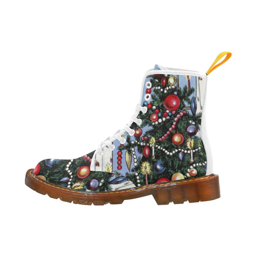 Retro Christmas Tree Martin Boots For Women Model 1203H