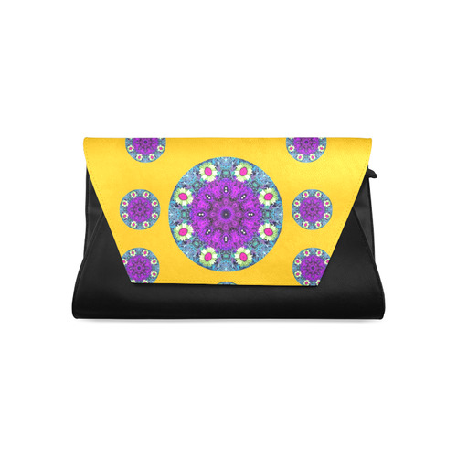 Sweet as candy and yellow Clutch Bag (Model 1630)