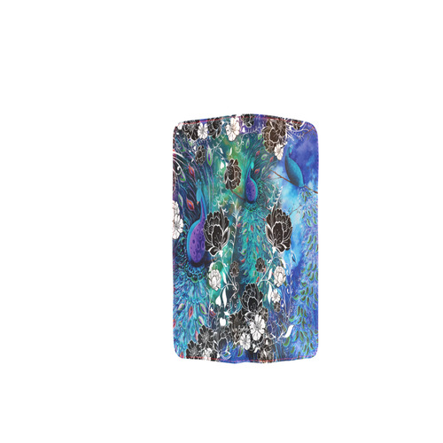 Peacock Garden Print Wallet Women's Clutch Wallet (Model 1637)