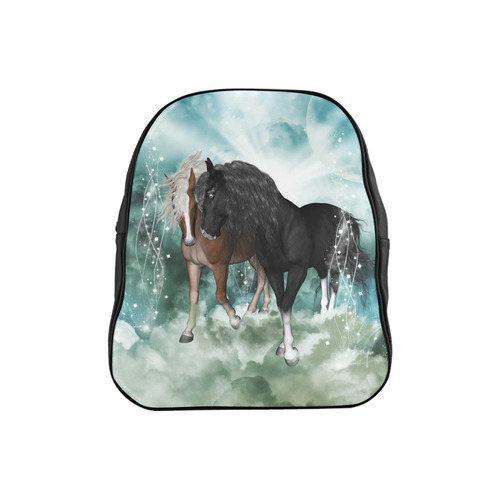 The wonderful couple horses School Backpack (Model 1601)(Small)