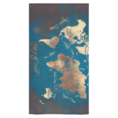 world map Bath Towel 30"x56"