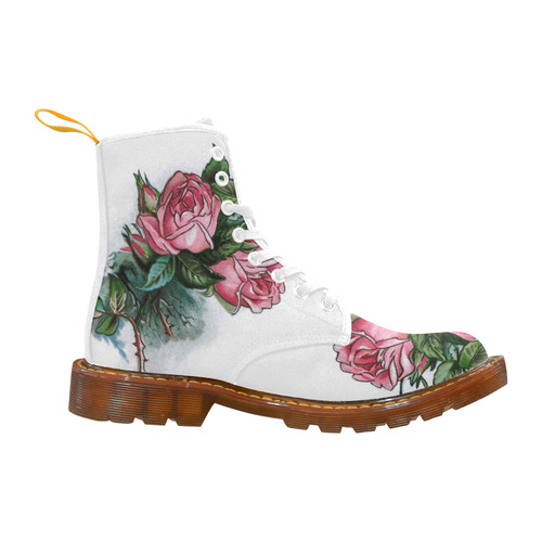 Roses Vintage Floral Martin Boots For Women Model 1203H