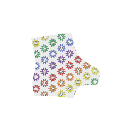 Rainbow Floral Martin Boots For Women Model 1203H