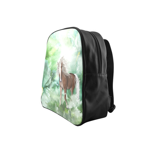Horse in a fantasy world School Backpack (Model 1601)(Small)