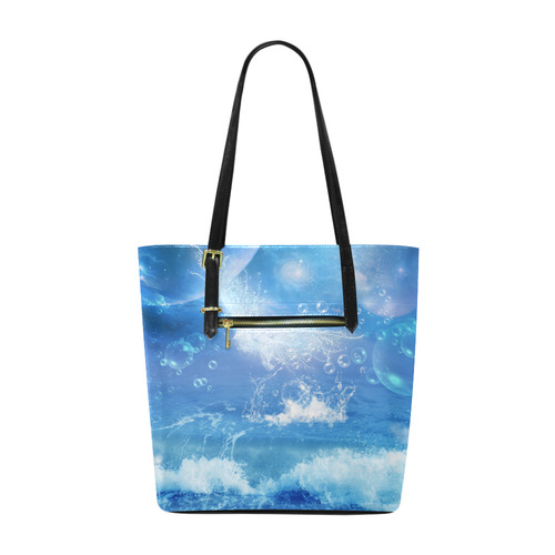 The water bird over the sea Euramerican Tote Bag/Small (Model 1655)