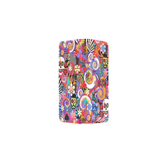 Sugar Skull Colorful Print Clutch Women's Clutch Wallet (Model 1637)