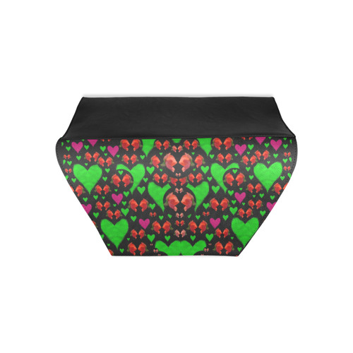 love hearts and roses Clutch Bag (Model 1630)