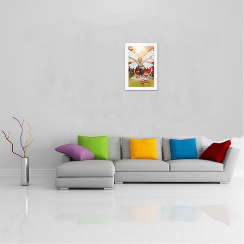 Fairy with swan Art Print 13‘’x19‘’