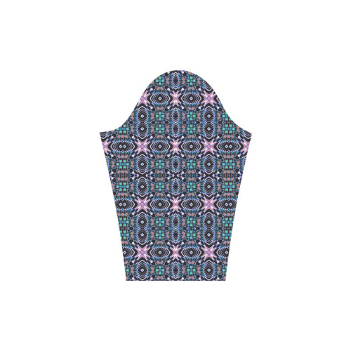 geometric pattern 2 by JamColors Round Collar Dress (D22)
