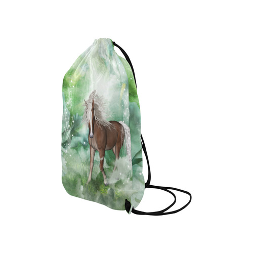 Horse in a fantasy world Small Drawstring Bag Model 1604 (Twin Sides) 11"(W) * 17.7"(H)