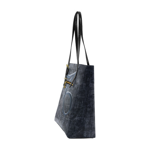 Astrology Zodiac Sign Capricorn in Grunge Style Euramerican Tote Bag/Small (Model 1655)
