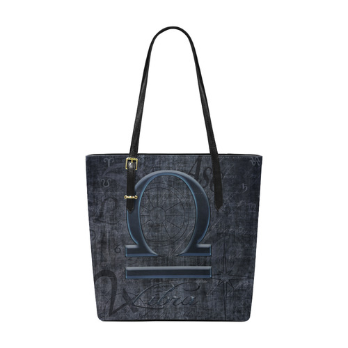 Astrology Zodiac Sign Libra in Grunge Style Euramerican Tote Bag/Small (Model 1655)