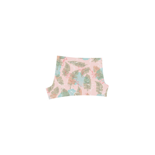 Flamingos tropical pattern Briseis Skinny Shorts (Model L04)