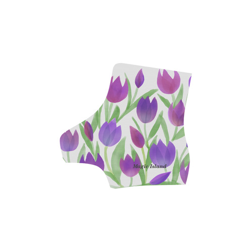 Purple Tulips. Inspired by the Magic Island of Gotland. Martin Boots For Women Model 1203H