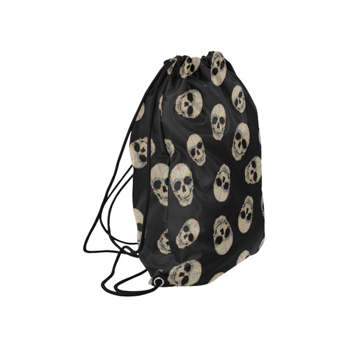 The Living Skull Large Drawstring Bag Model 1604 (Twin Sides)  16.5"(W) * 19.3"(H)