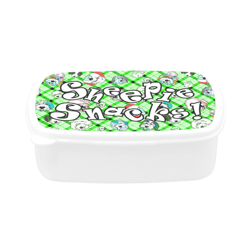 S6 MUG Plaid Sheepies-CRAZY Green