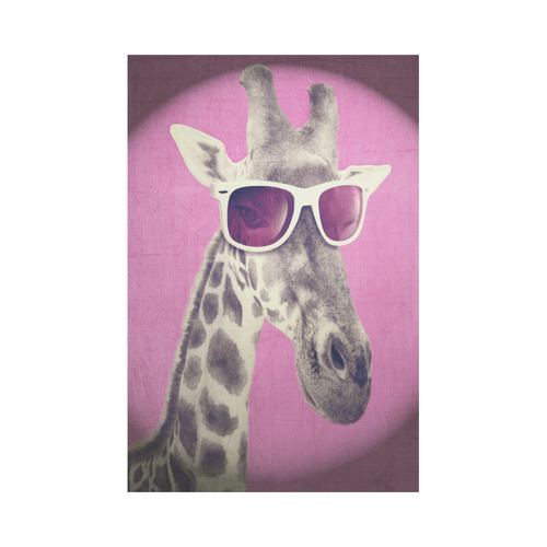 Giraffe with Sunglasses Garden Flag 12‘’x18‘’（Without Flagpole）