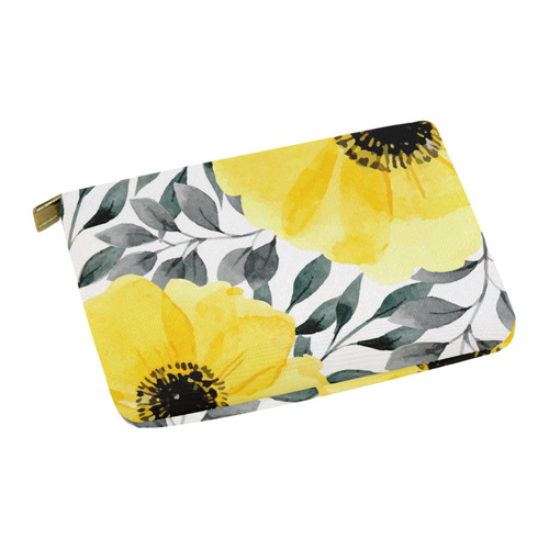 Flower yellow big Carry-All Pouch 12.5''x8.5''