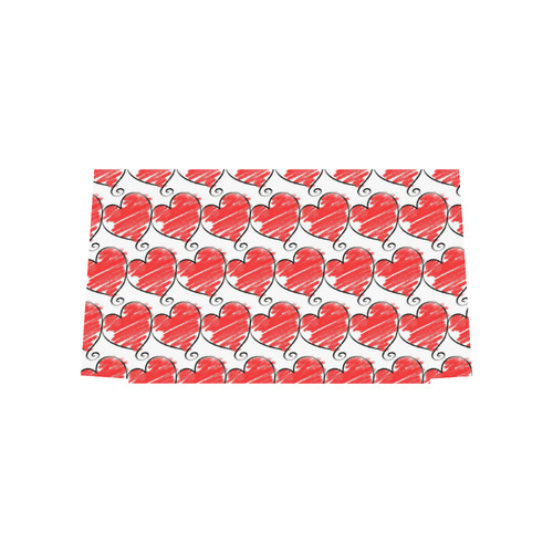 Red Hearts Cute Pattern Euramerican Tote Bag/Large (Model 1656)