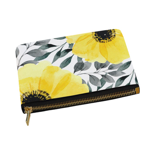 Flower yellow big Carry-All Pouch 12.5''x8.5''