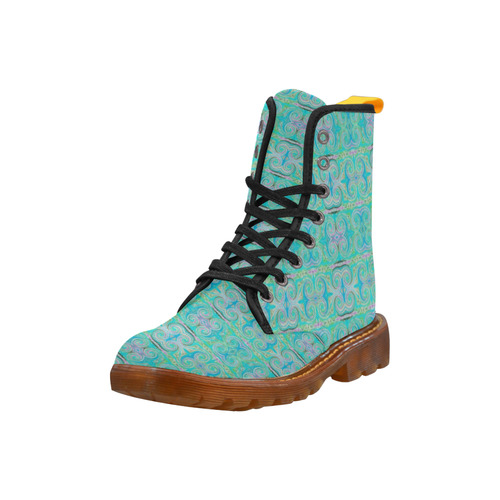 Multicolored Aquamarine Martin Boots For Men Model 1203H