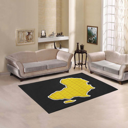 Golden Africa Area Rug 5'3''x4'