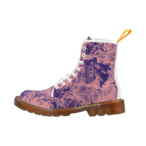 Effect marble blue & pink Martin Boots For Women Model 1203H