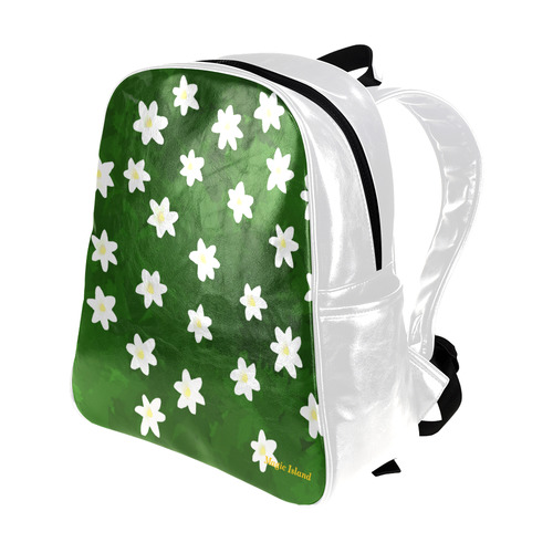 Anemone Nemorosa. Inspired by the Magic Island of Gotland. Multi-Pockets Backpack (Model 1636)