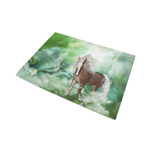 Horse in a fantasy world Area Rug7'x5'