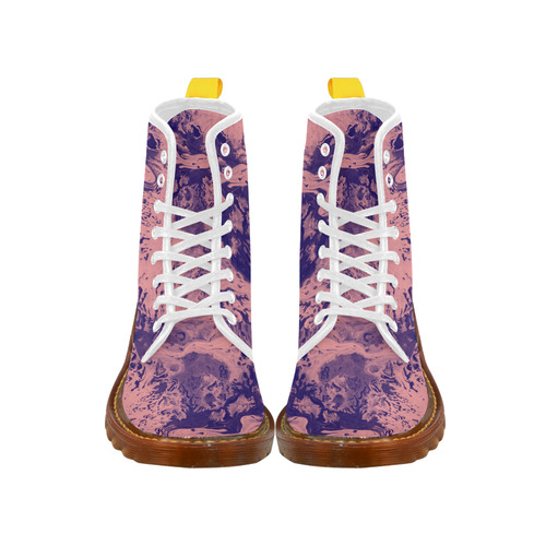 Effect marble blue & pink Martin Boots For Women Model 1203H