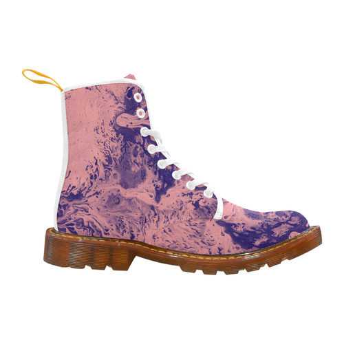 Effect marble blue & pink Martin Boots For Women Model 1203H