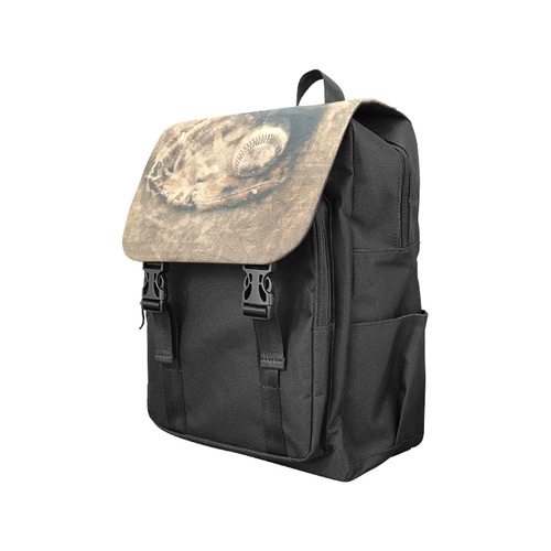 Abstract Vintage Baseball Casual Shoulders Backpack (Model 1623)