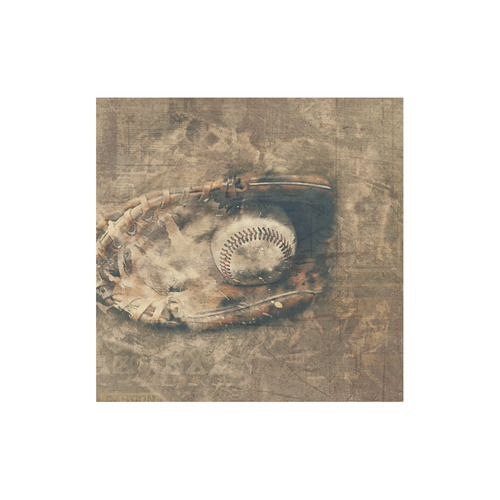 Abstract Vintage Baseball Canvas Tote Bag (Model 1657)