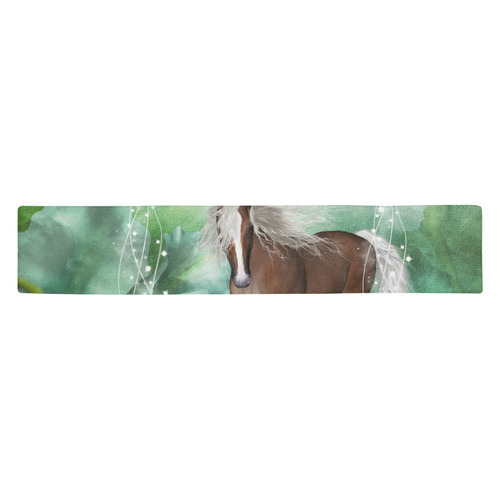 Horse in a fantasy world Table Runner 14x72 inch
