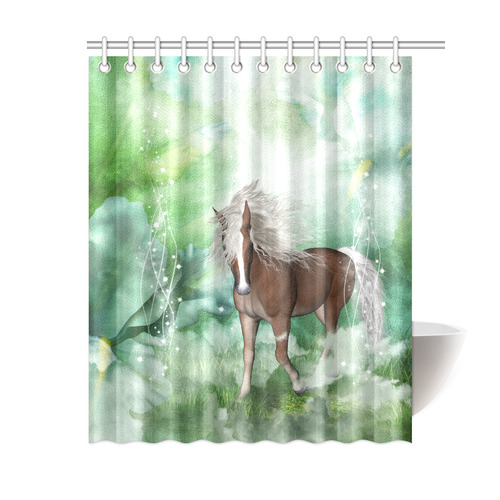Horse in a fantasy world Shower Curtain 60"x72"