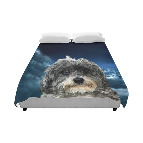 Dog Poodle Cross Duvet Cover 86"x70" ( All-over-print)