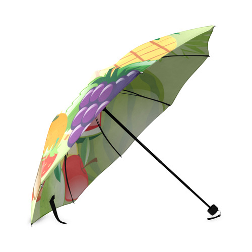 Fruit Bananas Grapes Pineapple Watermelon Foldable Umbrella (Model U01)