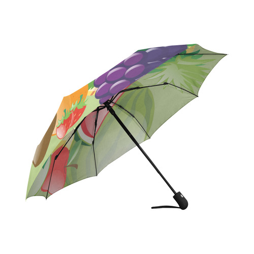 Fruit Bananas Grapes Pineapple Watermelon Auto-Foldable Umbrella (Model U04)