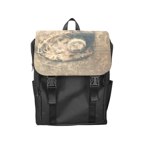 Abstract Vintage Baseball Casual Shoulders Backpack (Model 1623)