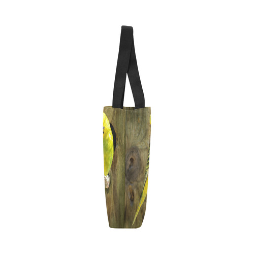 Pretty Yellow Parakeet Canvas Tote Bag (Model 1657)