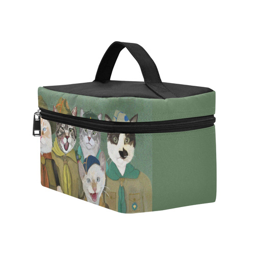 Cat Scouts Insulated Lunch Bag Lunch Bag/Large (Model 1658)