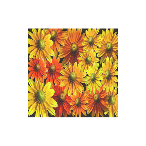 Bright Orange And Yellow Gerbera Daisies Canvas Tote Bag (Model 1657)