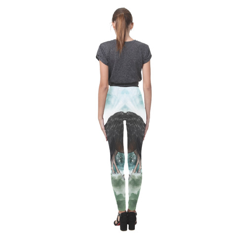 The wonderful couple horses Cassandra Women's Leggings (Model L01)