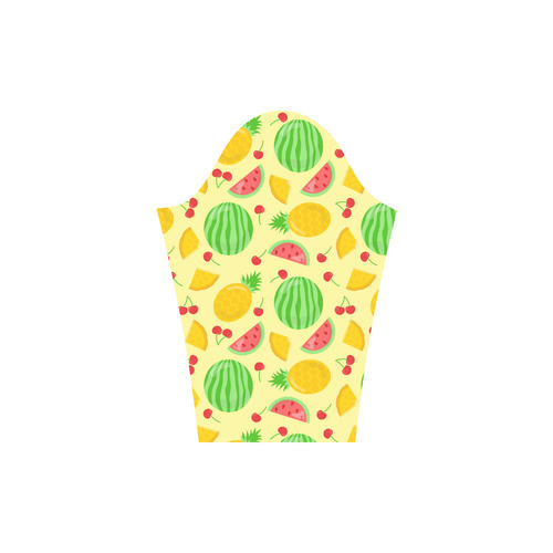Fruit Watermelon Pineapple Cherries Round Collar Dress (D22)