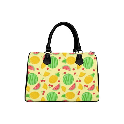 Fruit Watermelon Pineapple Cherries Boston Handbag (Model 1621)
