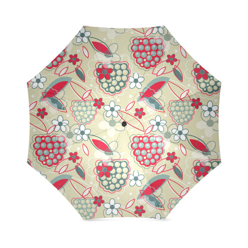 Berry Sweet Fruit Flower Floral Foldable Umbrella (Model U01)