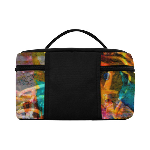 Sea Weed Color by Martina Webster Cosmetic Bag/Large (Model 1658)