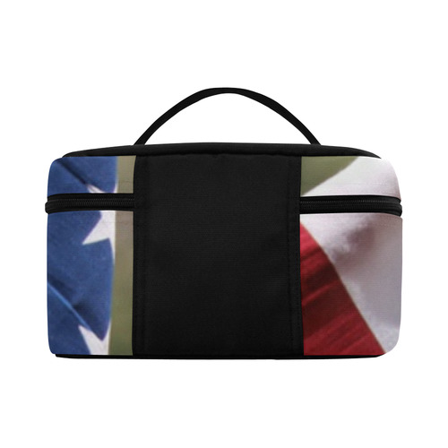 US Flag Waving by Martina Webster Cosmetic Bag/Large (Model 1658)