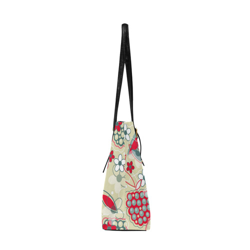 Berry Sweet Fruit Flower Floral Euramerican Tote Bag/Large (Model 1656)